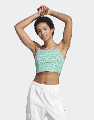 Adidas Débardeur d'inspiration corset avec imprimé adidas intégral. 2