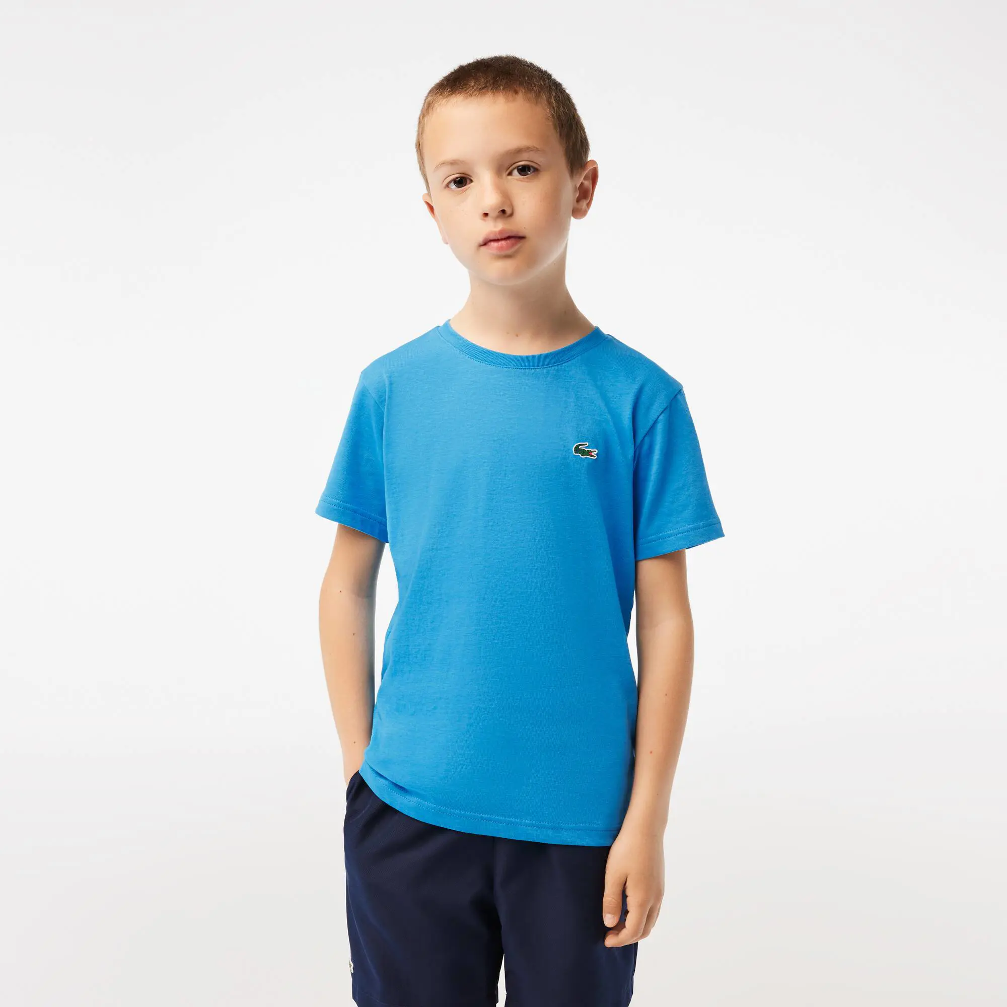 Lacoste Boys' Lacoste SPORT Breathable Cotton Blend T-shirt. 1