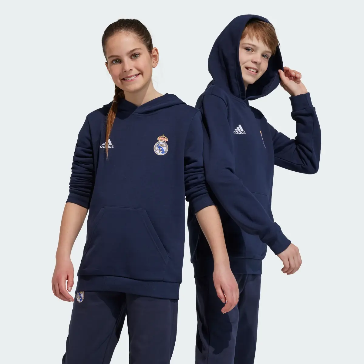 Adidas Sweat-shirt à capuche Real Madrid Enfants. 1