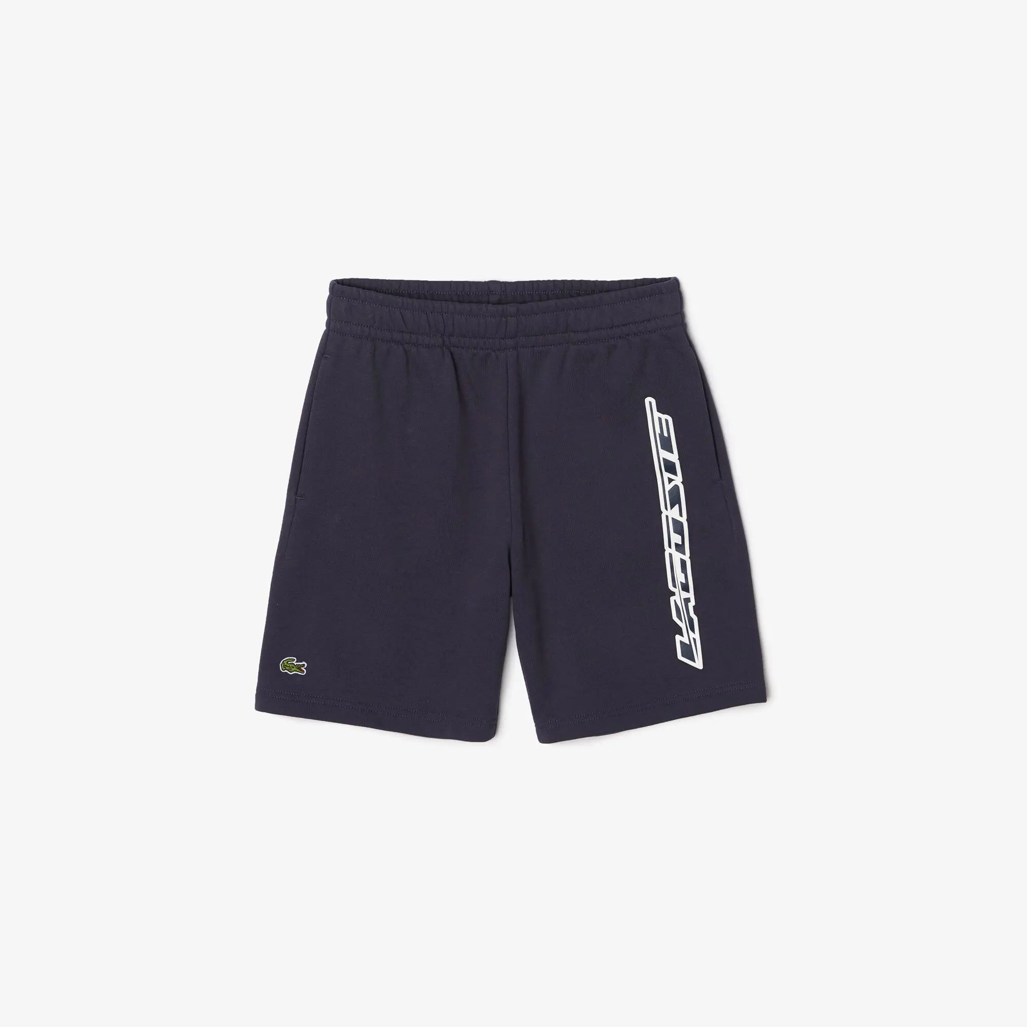 Lacoste Boys’ Lacoste Organic Cotton Contrast Branding Shorts. 2