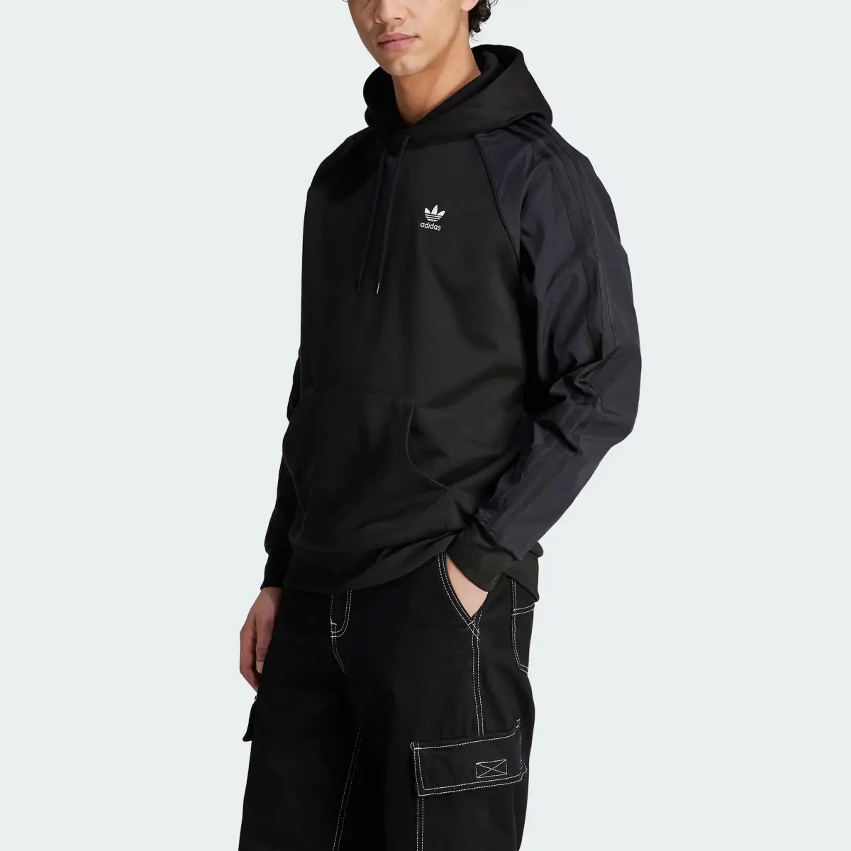 Adidas Adicolor Re-Pro SST Material Mix Hoodie. 1