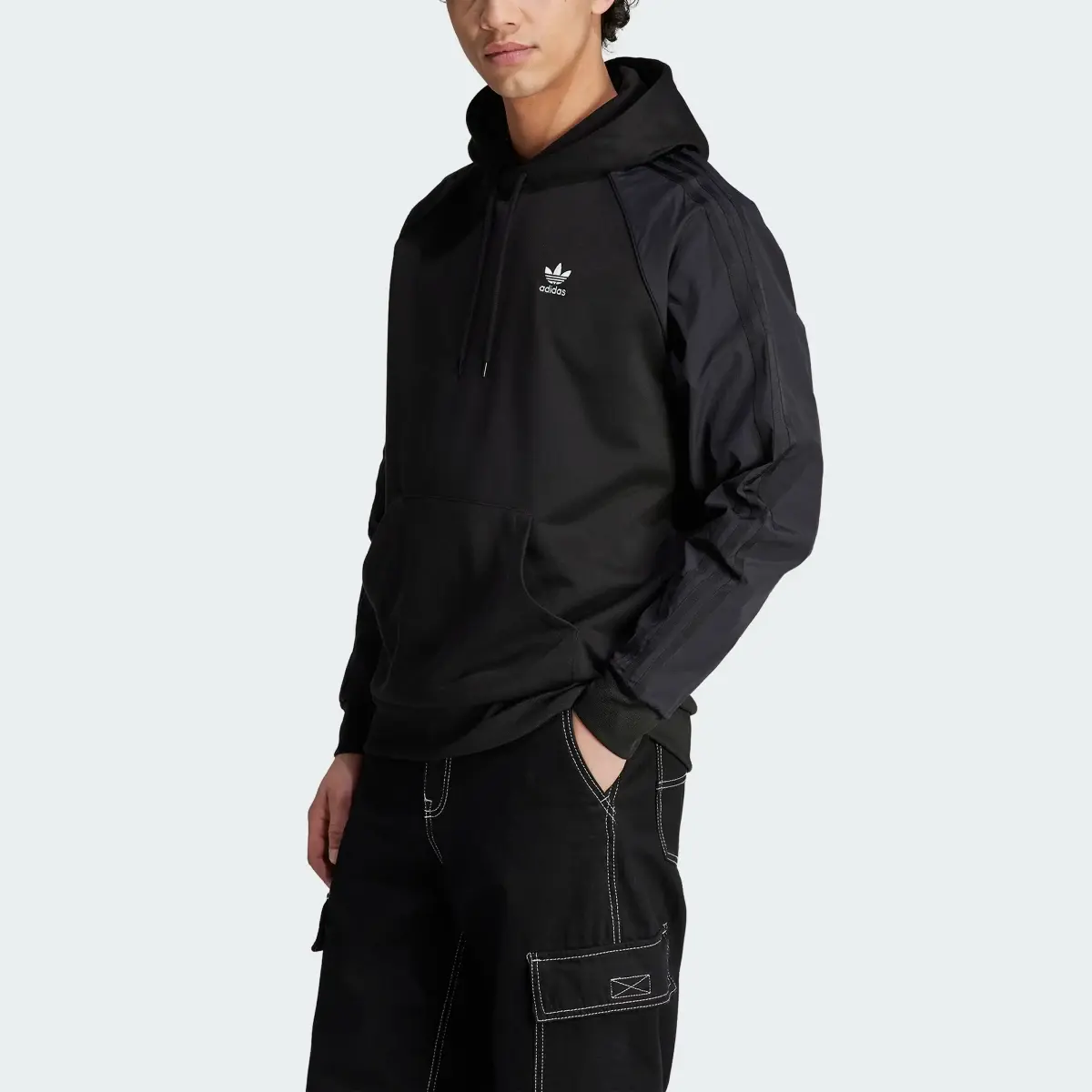 Adidas adicolor Re-Pro SST Material Mix Hoodie. 1