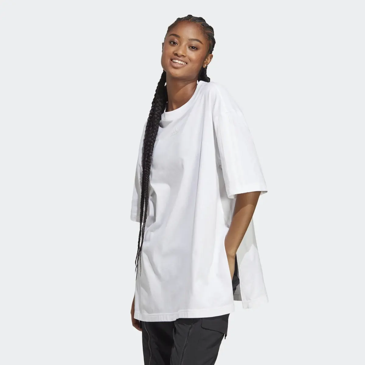 Adidas Dance Oversized Tee. 2