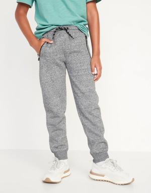 Zip-Pocket Jogger Sweatpants for Boys gray