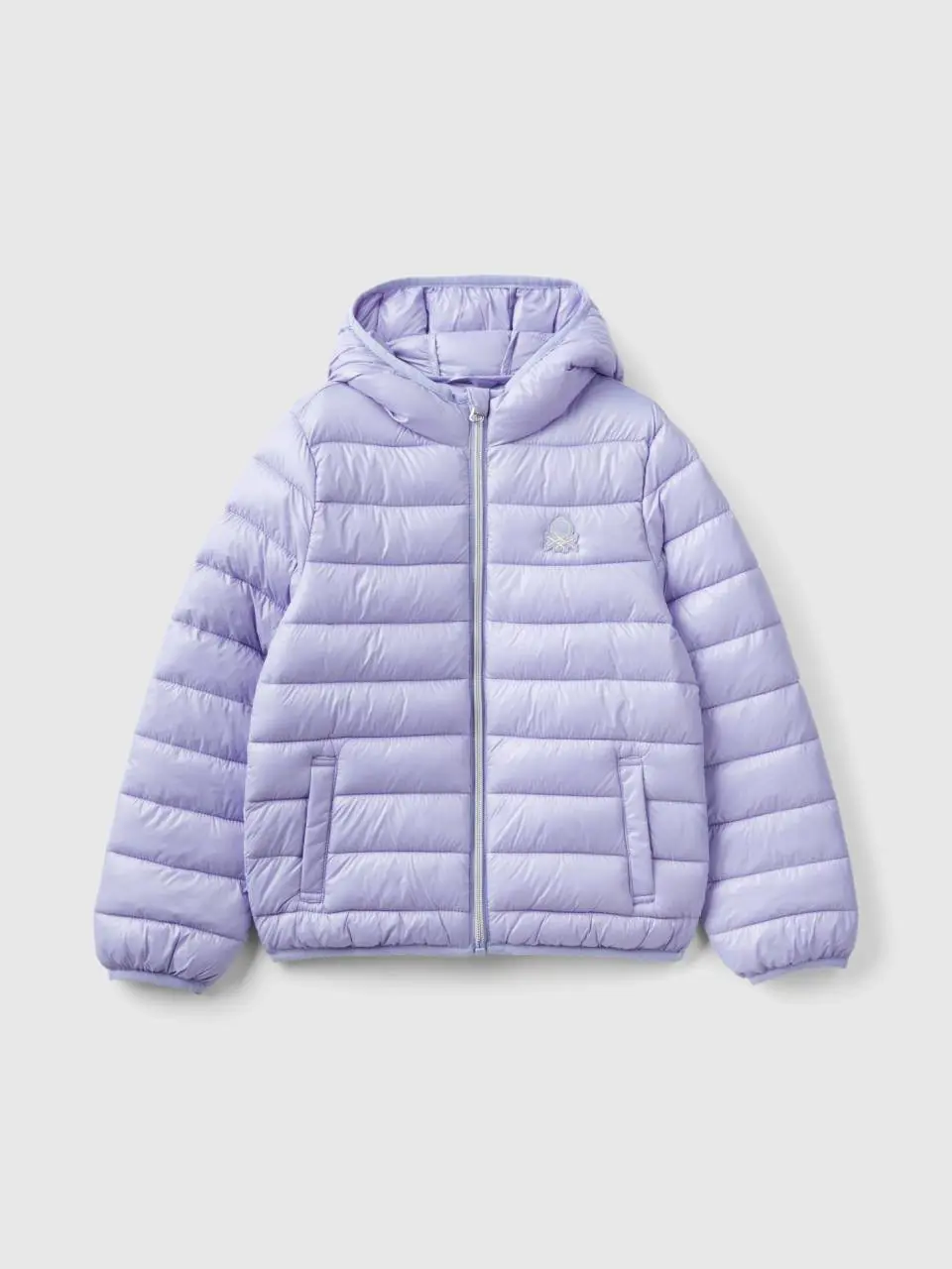 Benetton puffer jacket with hood. 1