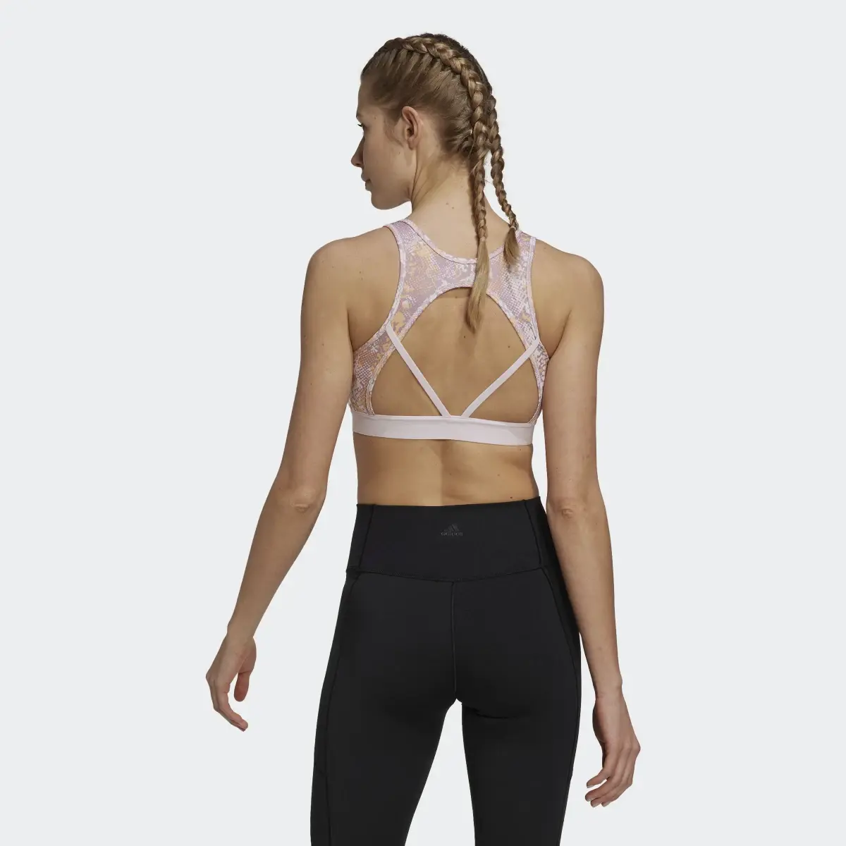 Adidas Hyperglam AEROREADY Training Light-Support Workout Bra. 3