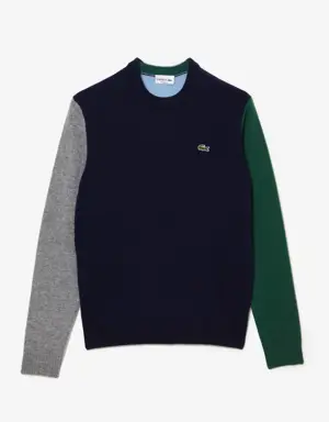 Men's Regular fit Colour-Block Sweater