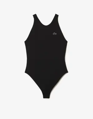 Women’s Lacoste One-Piece Recycled Polyamide Swimsuit