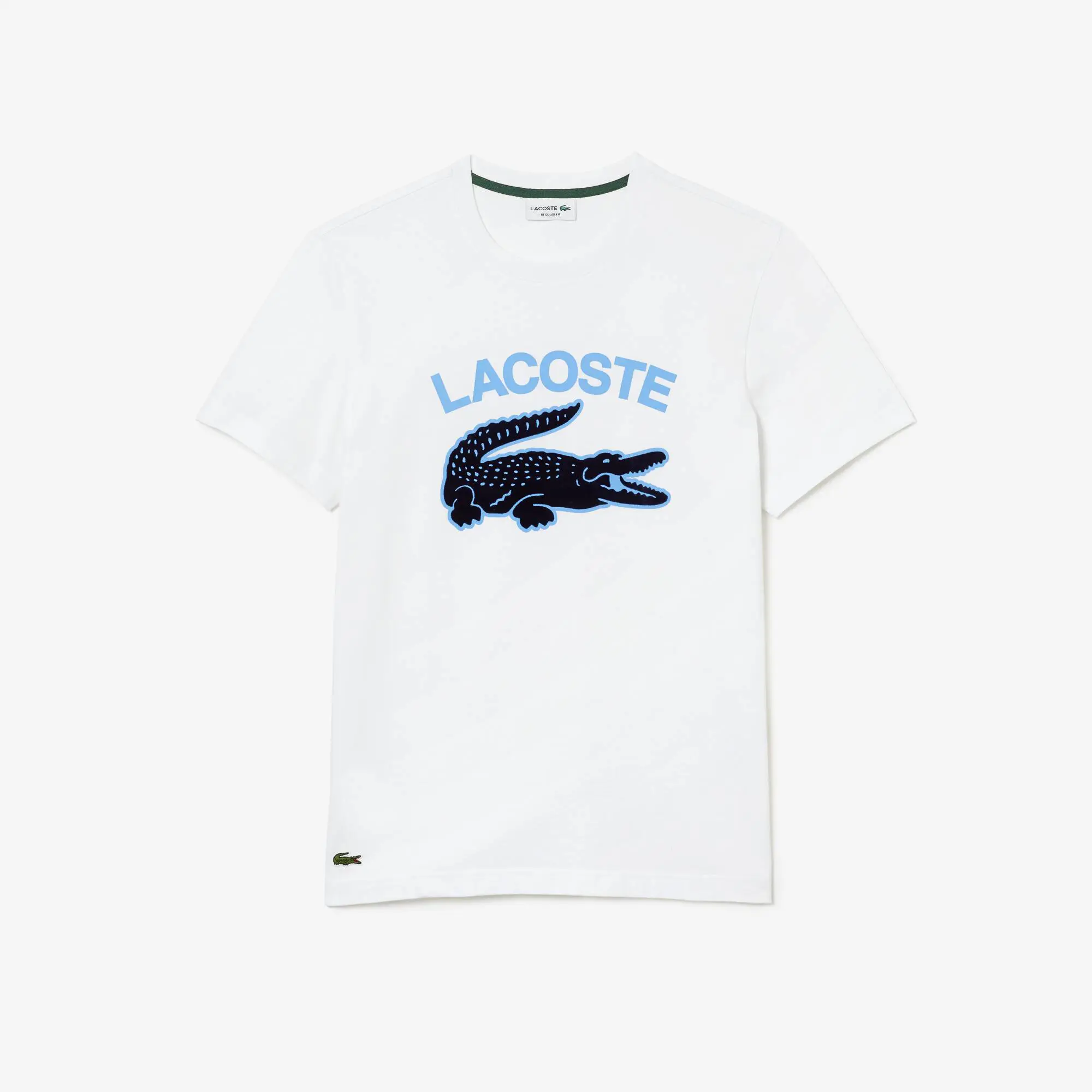 Lacoste T-shirt homme regular fit avec imprimé crocodile XL Lacoste. 2
