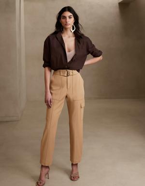 Slim Refined Stretch Cargo Pant brown
