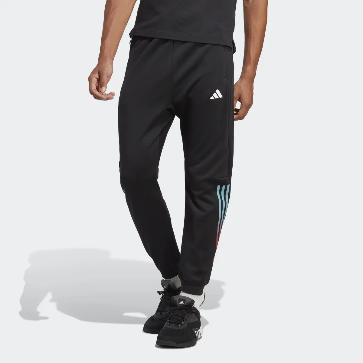 Adidas Train Icons 3-Stripes Training Pants. 1