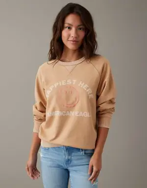 Funday Graphic Raglan-Sleeve Sweatshirt