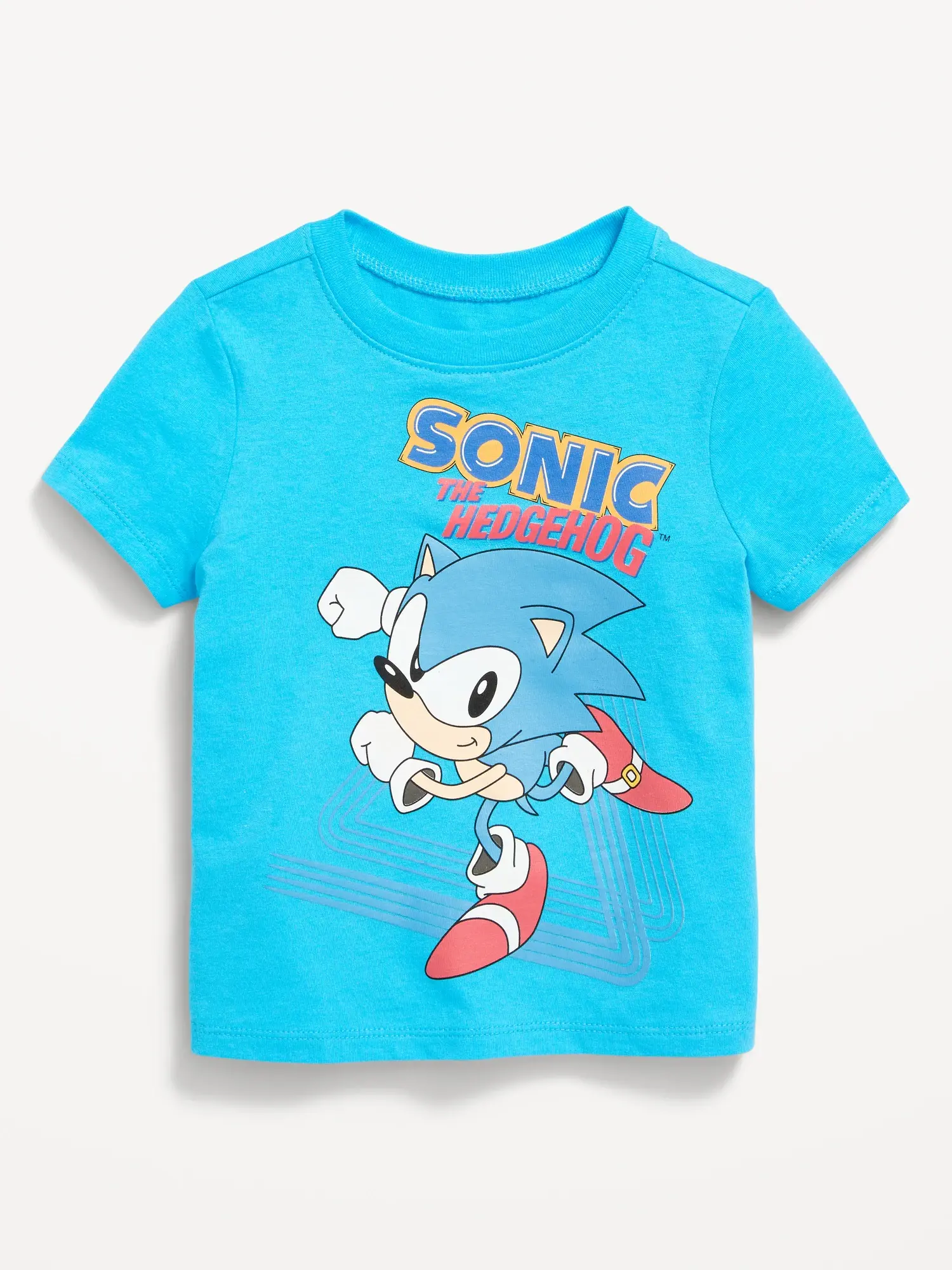Old Navy Sonic The Hedgehog™ Unisex T-Shirt for Toddler blue. 1