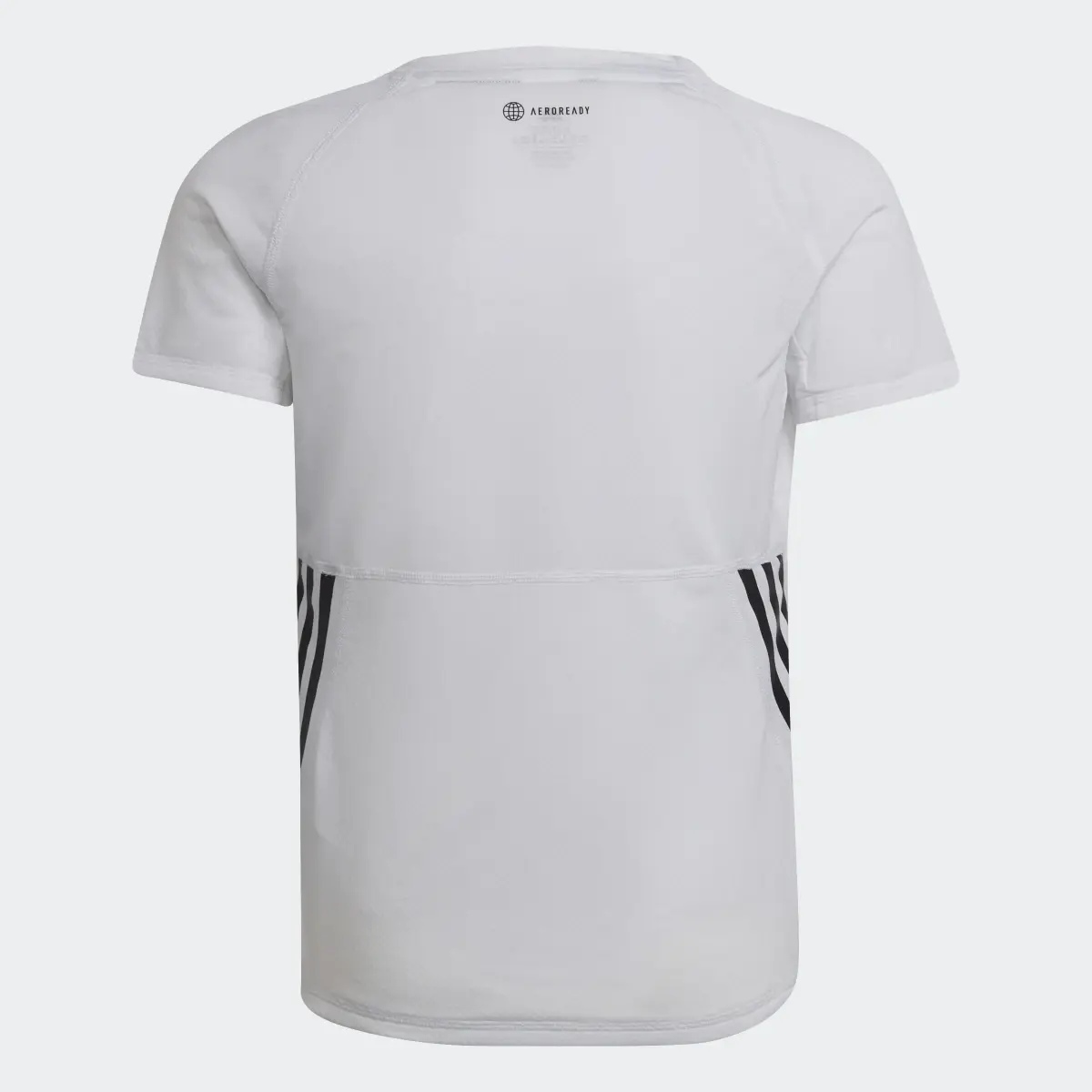 Adidas T-shirt da allenamento AEROREADY 3-Stripes. 2