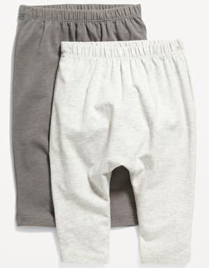 Unisex U-Shaped Pants 2-Pack for Baby gray