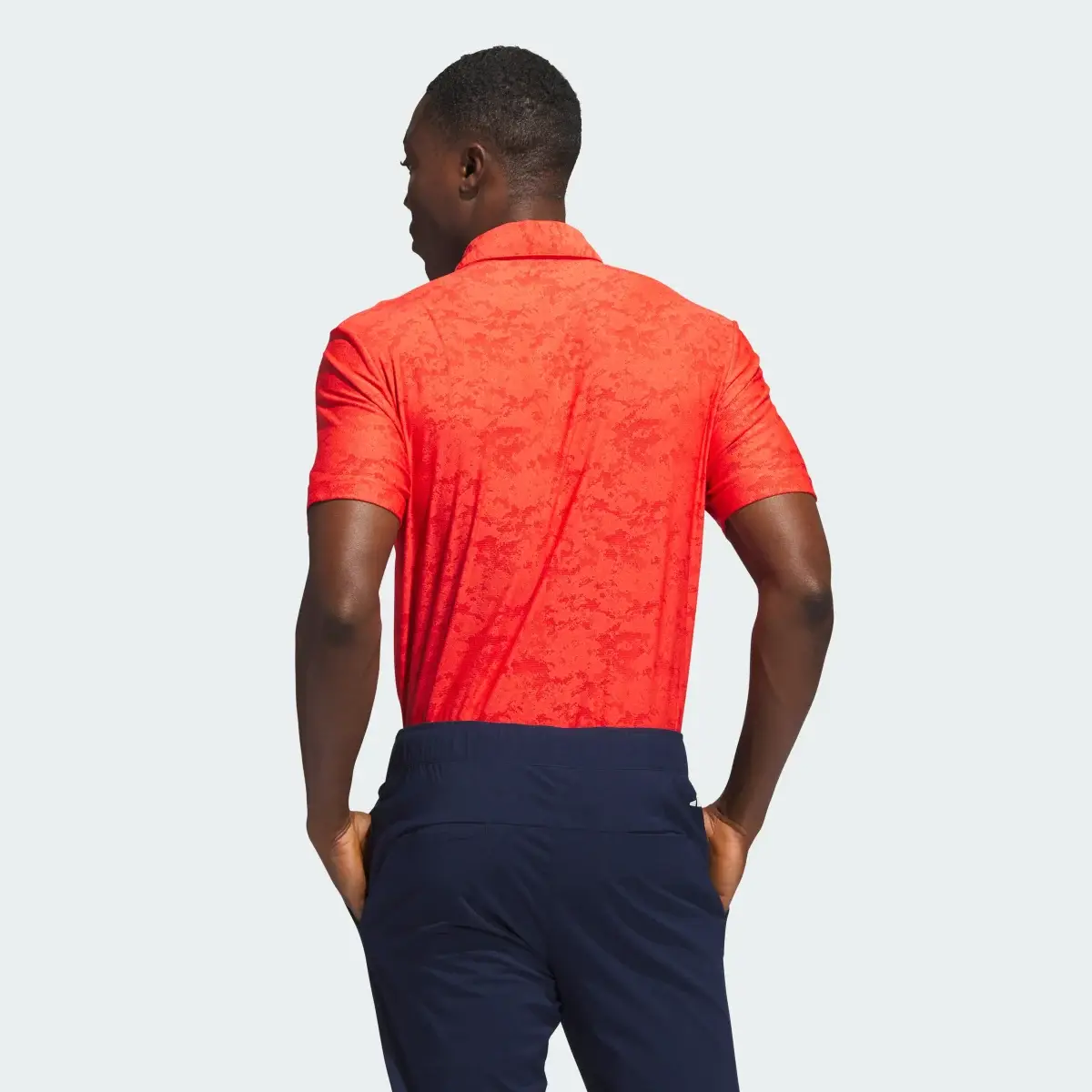 Adidas Playera Polo de Golf Jacquard Texturizada. 3