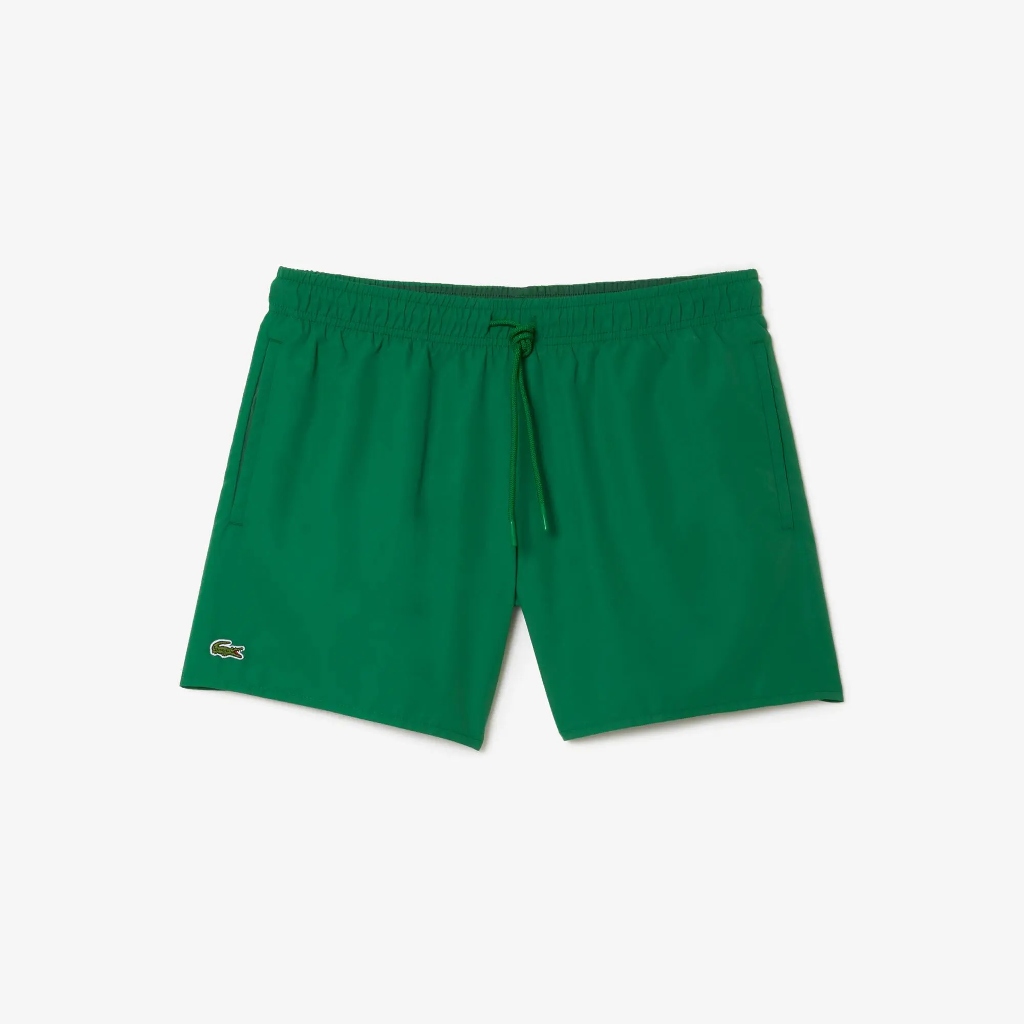 Lacoste Short de bain léger uni à séchage rapide. 2