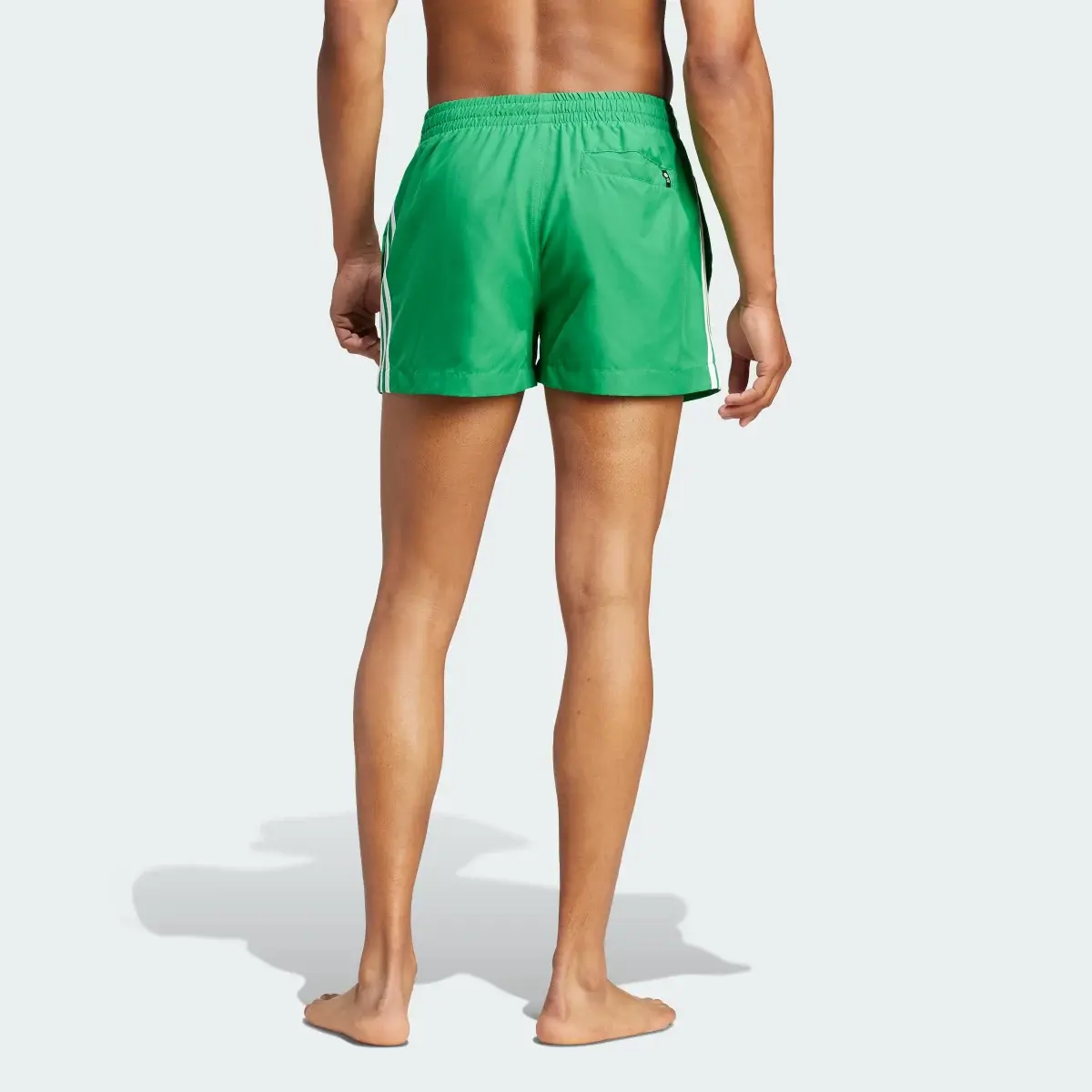 Adidas Originals Adicolor 3-Stripes Short Length Swim Shorts. 2