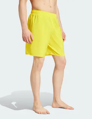 Adidas Solid CLX Classic-Length Swim Shorts. 3 Adidas Solid CLX Classic-Length Swim Shorts. 3