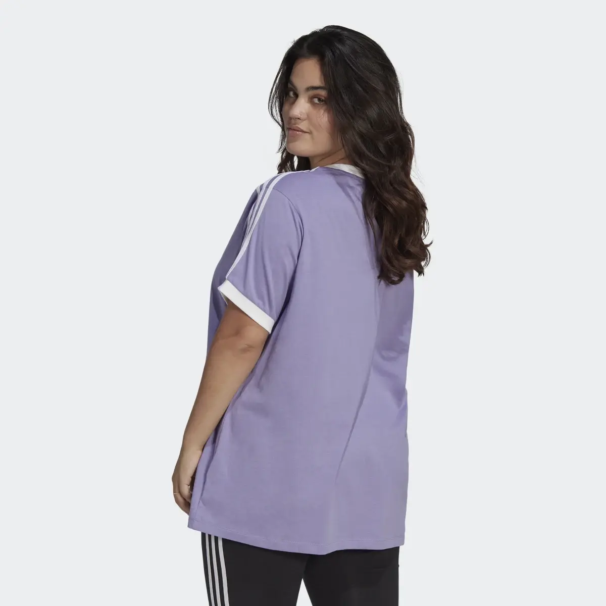 Adidas Adicolor Classics 3-Stripes Tee (Plus Size). 3