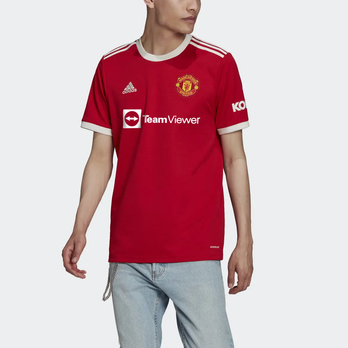Adidas Camiseta primera equipación Manchester United 21/22. 1