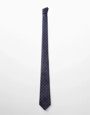 Stain-resistant printed tie