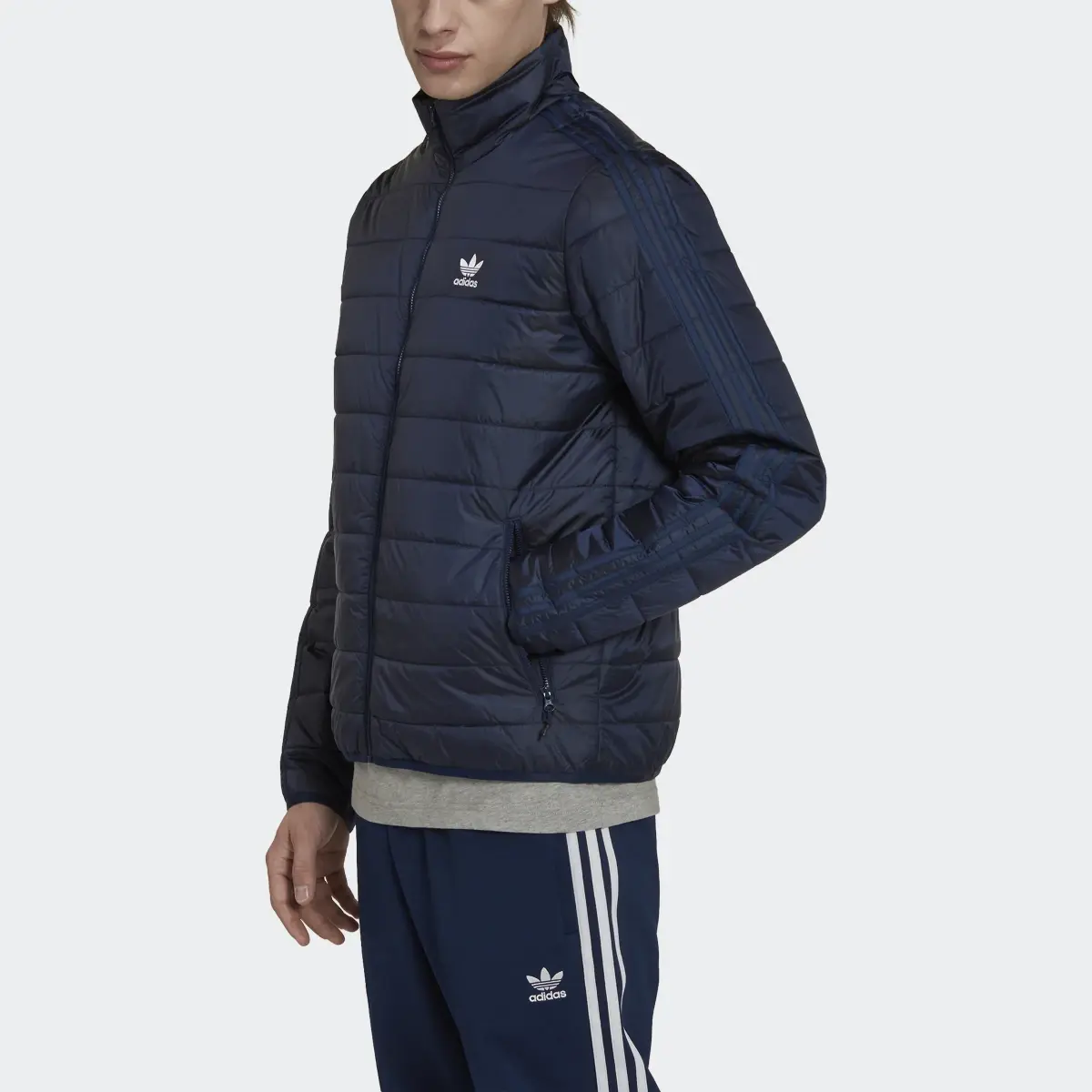 Adidas Chamarra Acolchada Cuello Alto. 1