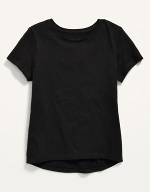 Old Navy Softest Short-Sleeve T-Shirt for Girls black