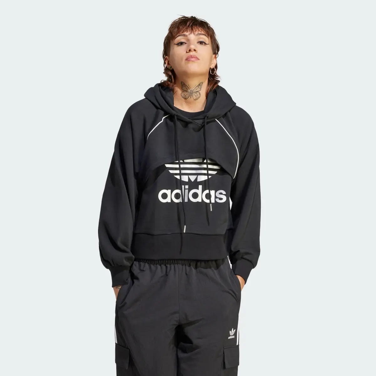 Adidas Big Logo Kapüşonlu Üst. 2