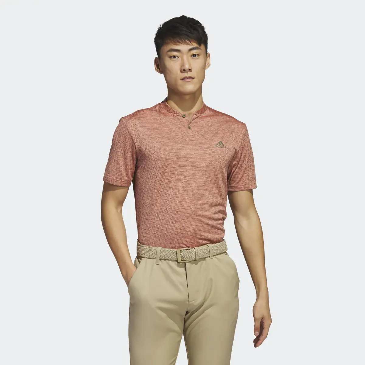 Adidas Textured Stripe Polo Shirt. 2