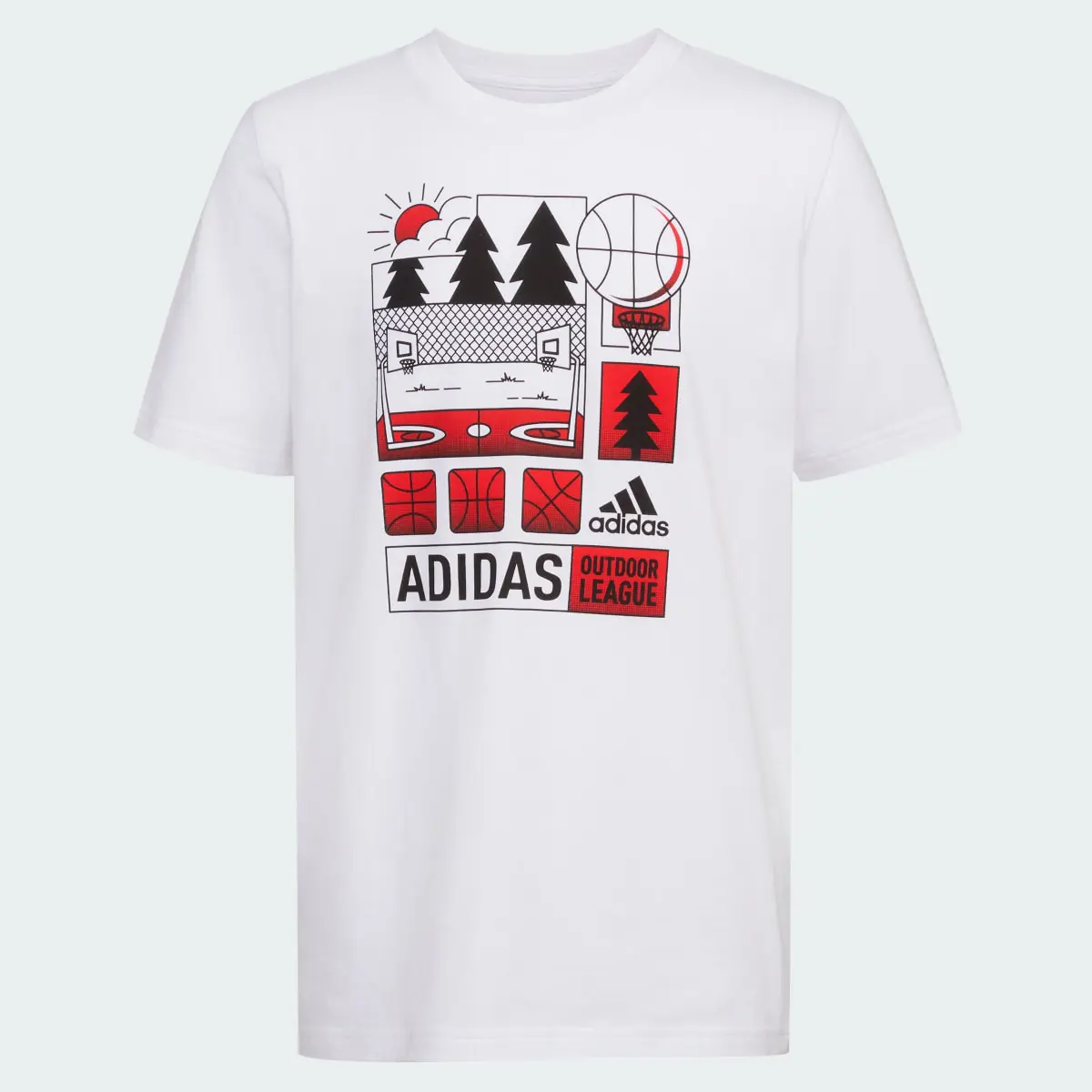 Adidas Outdoor Court Tee. 3