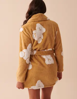 Teddy Bear Soft Plush Robe