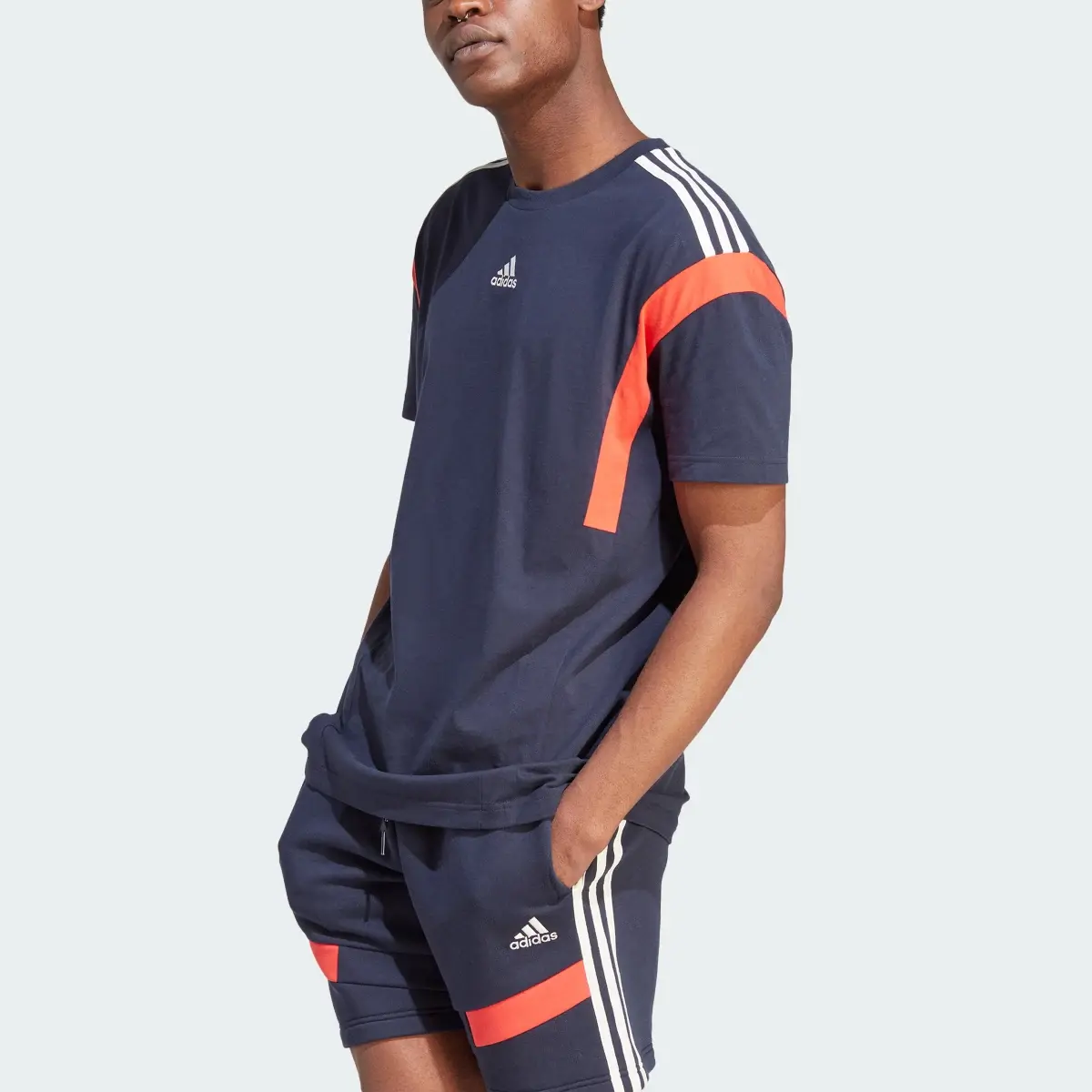 Adidas Camiseta Colourblock. 1