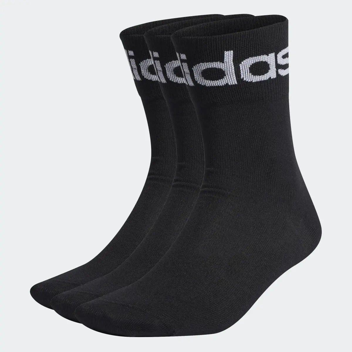 Adidas Fold-Cuff Crew Socks 3 Pairs. 1