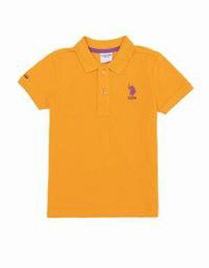 Erkek Çocuk Sarı Polo Yaka T-Shirt