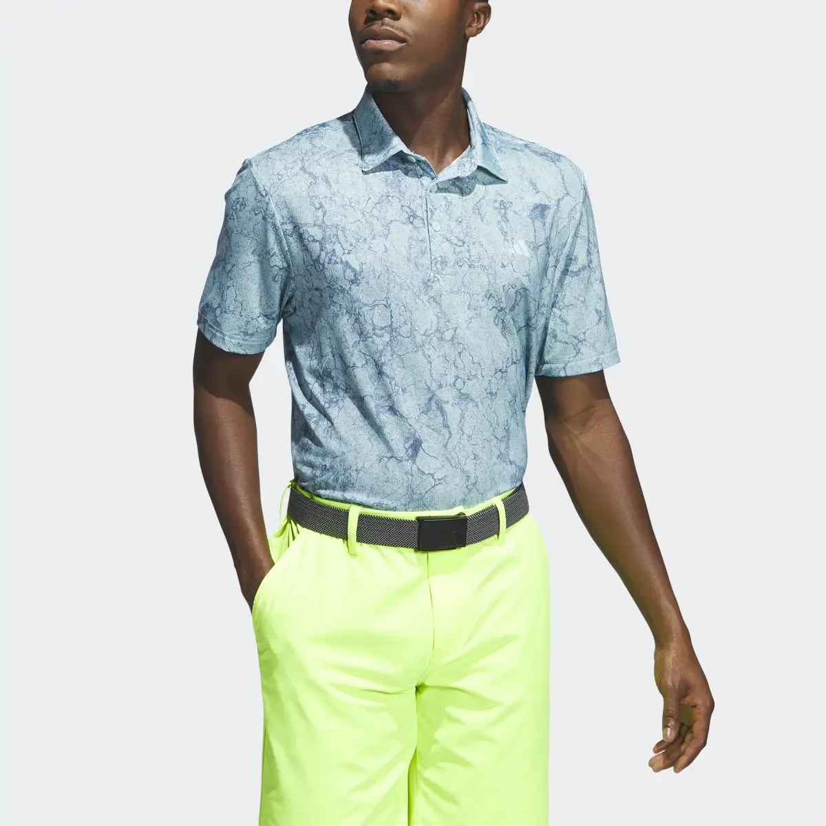 Adidas Ultimate365 Print Golf Polo Shirt. 1