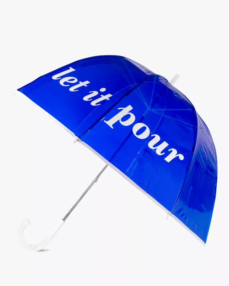 Kate Spade Let It Pour Clear Umbrella. 1