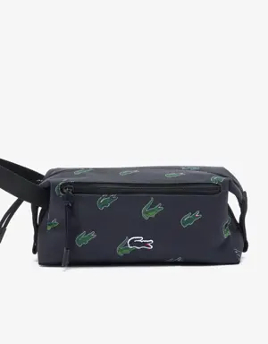 Coated Canvas Printed Toiletry Bag