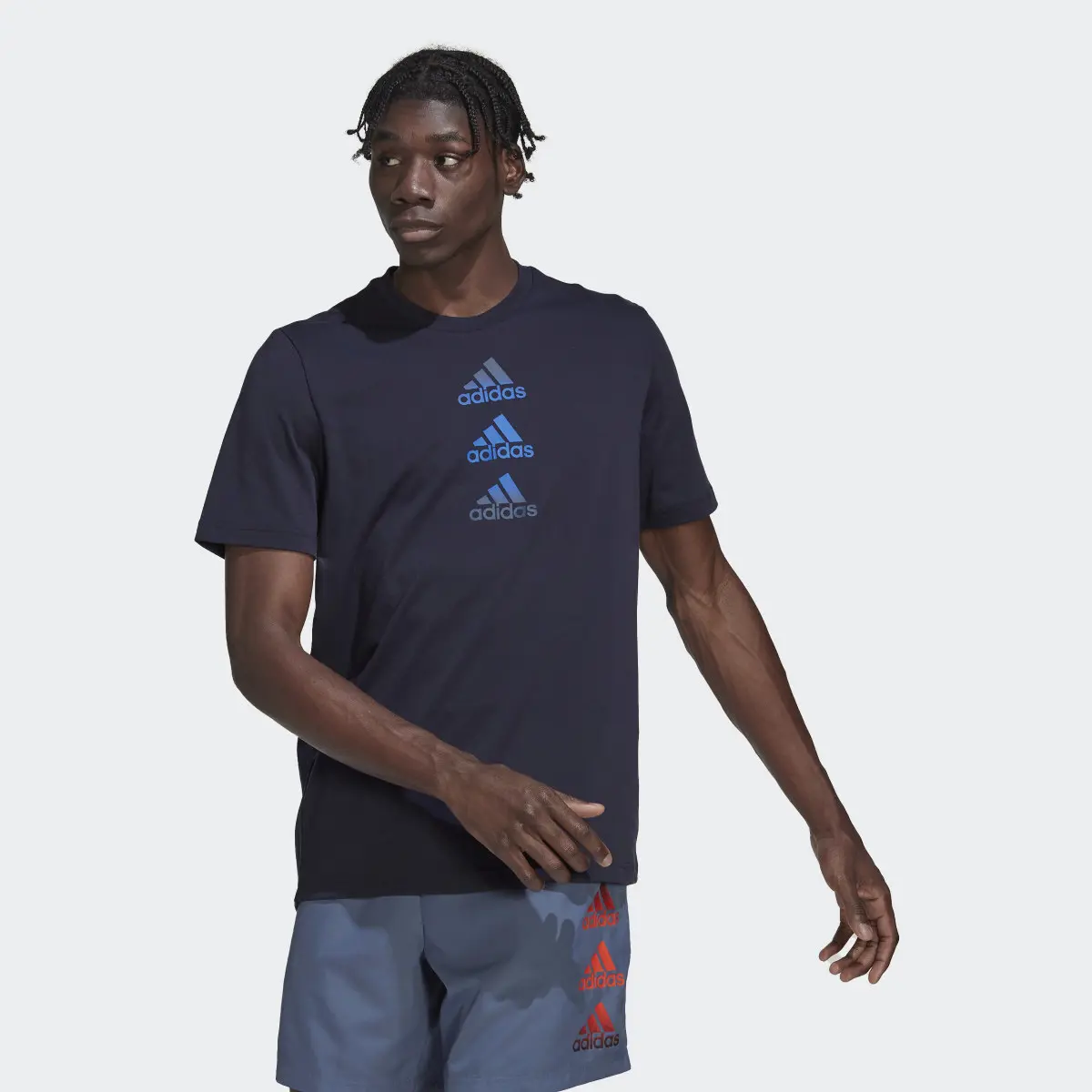 Adidas Designed to Move Logo Tee. 2