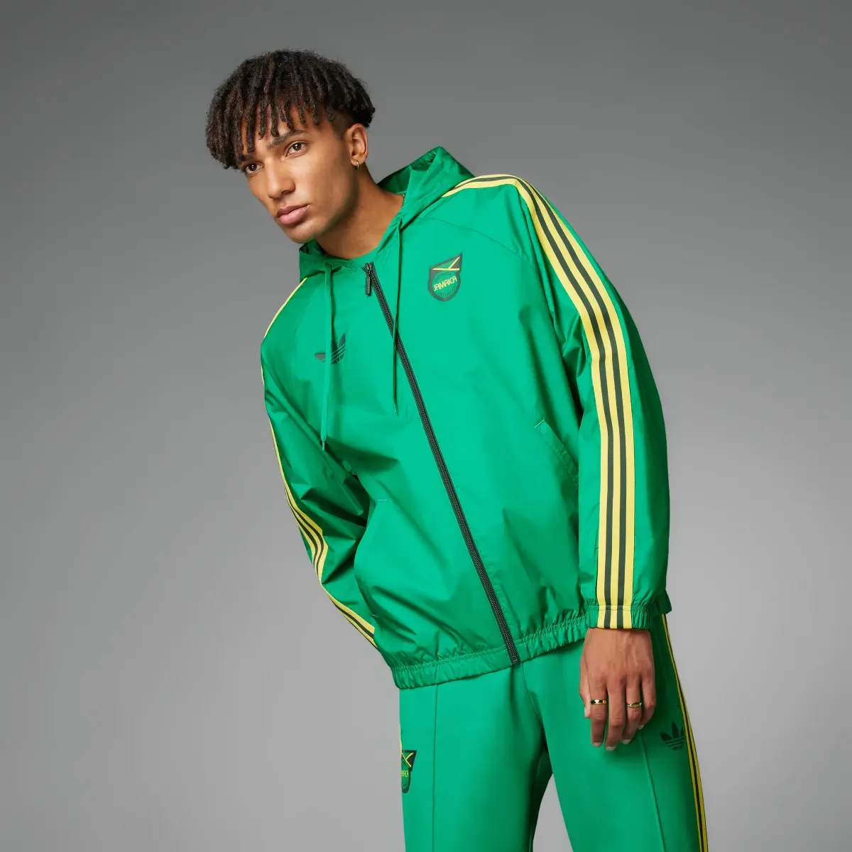 Adidas Jamaica Adicolor Windbreaker. 3