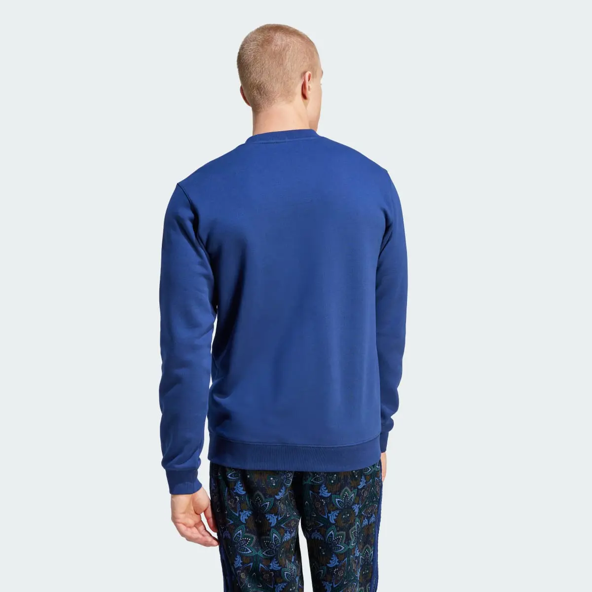 Adidas Corduroy Appliqué Crewneck Sweatshirt. 3