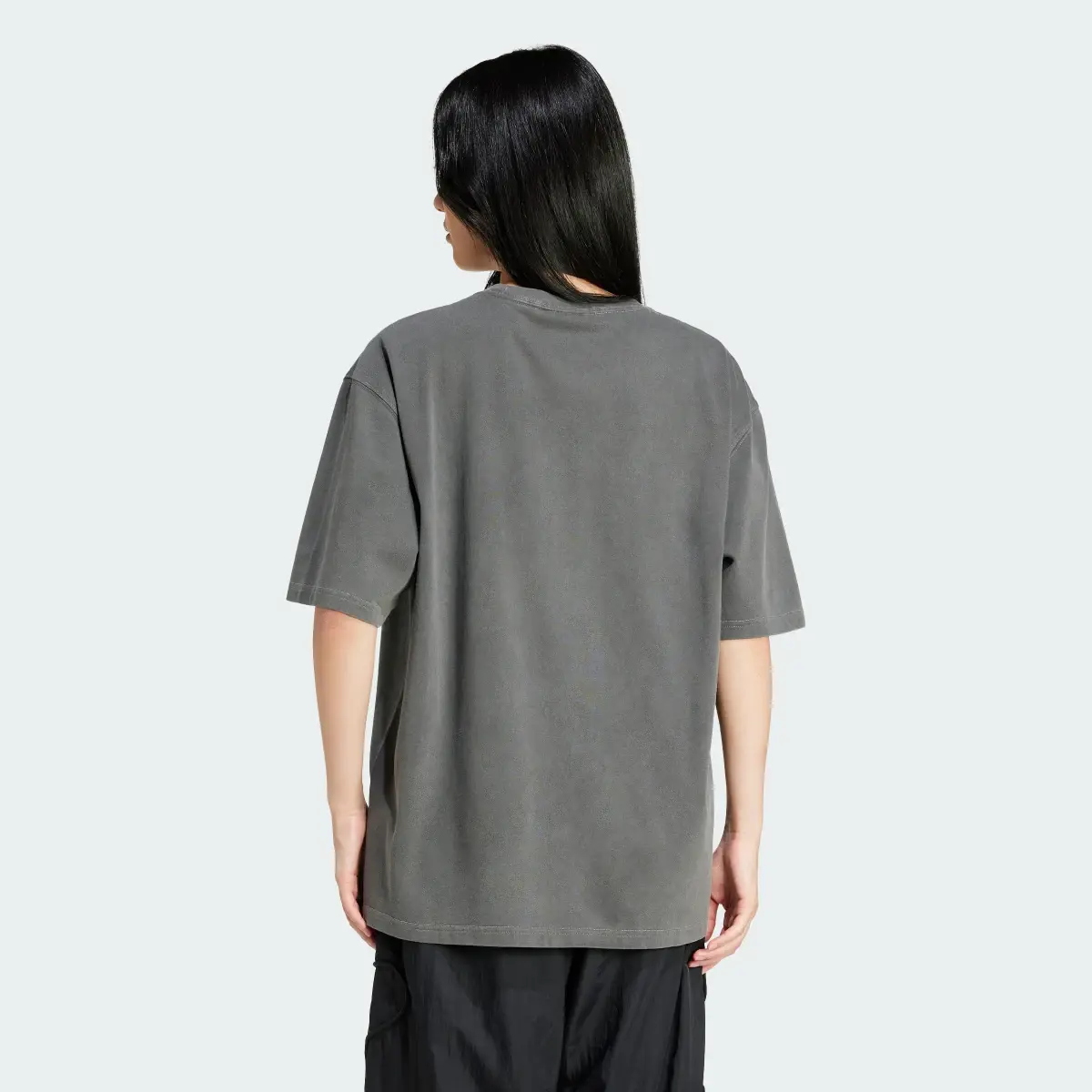 Adidas Washed Trefoil T-Shirt. 3