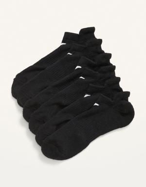 Old Navy Athletic Ankle Socks 3-Pack for Men black