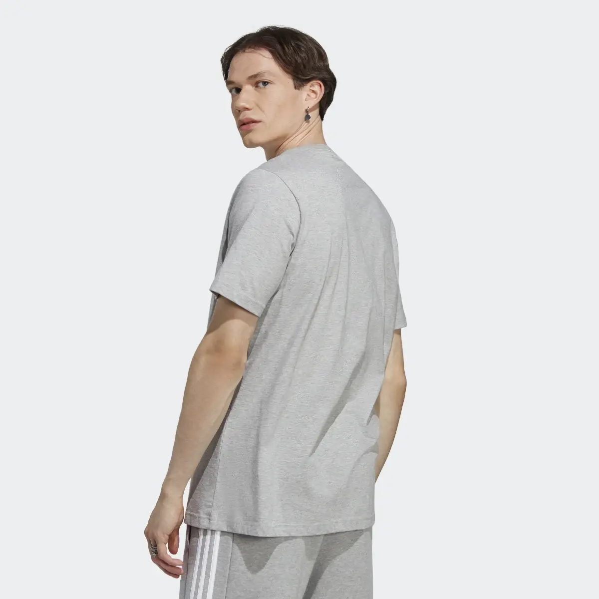 Adidas Essentials Single Jersey Embroidered Small Logo Tişört. 3