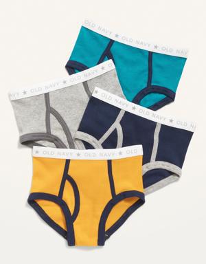Underwear Briefs 4-Pack for Toddler Boys multi