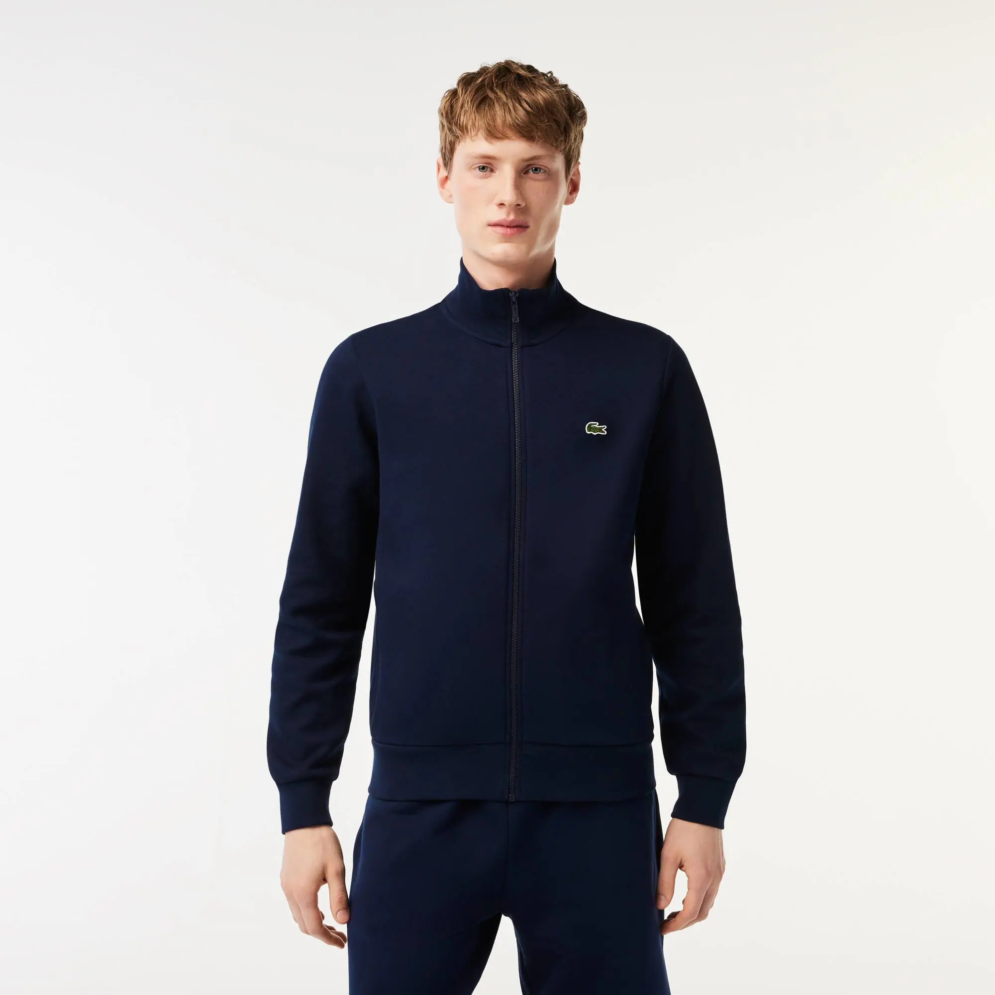 Lacoste Sudadera Jogger de hombre Lacoste regular fit en felpa cepillada con cremallera. 1