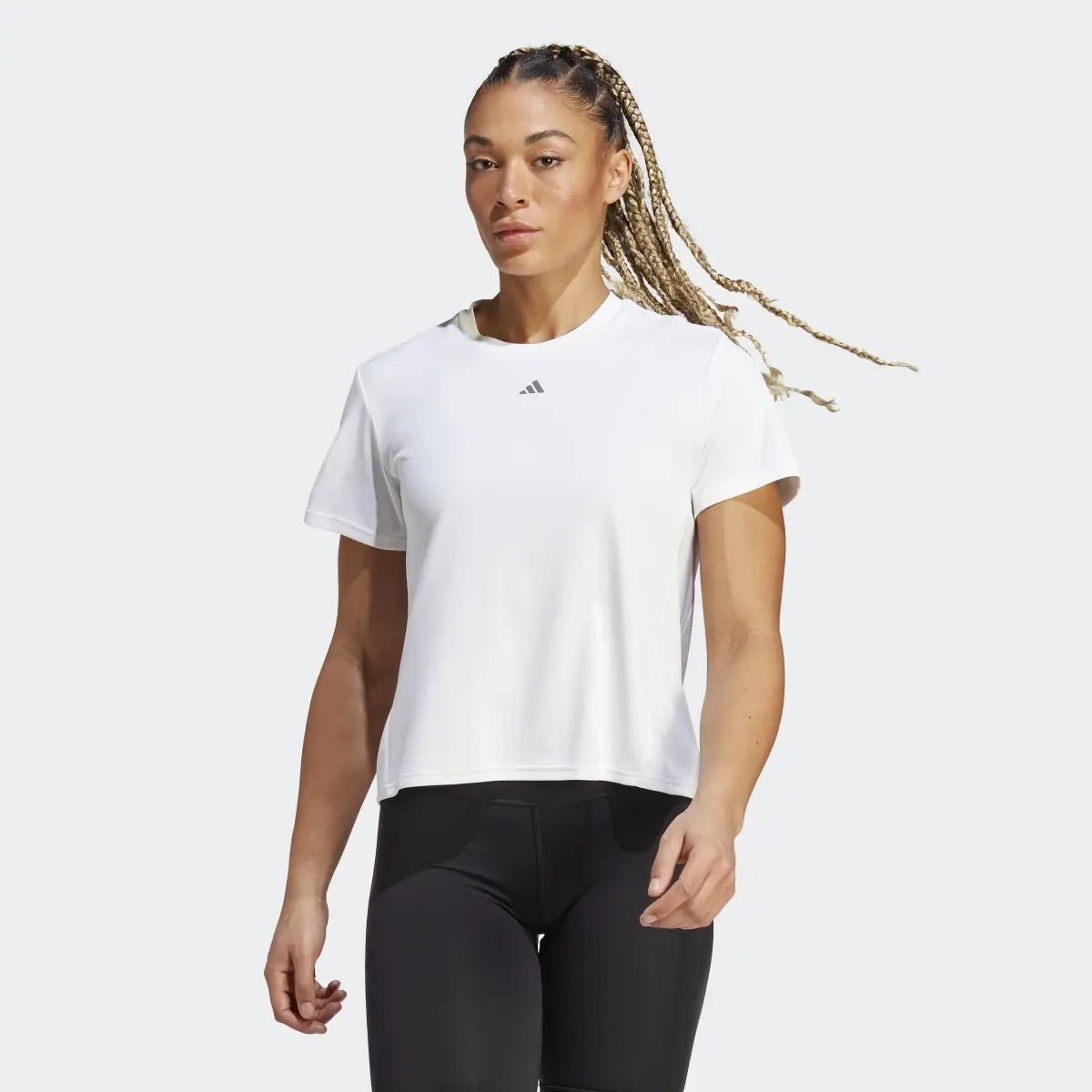 Adidas HIIT HEAT.RDY Sweat-Conceal Training Tee. 2