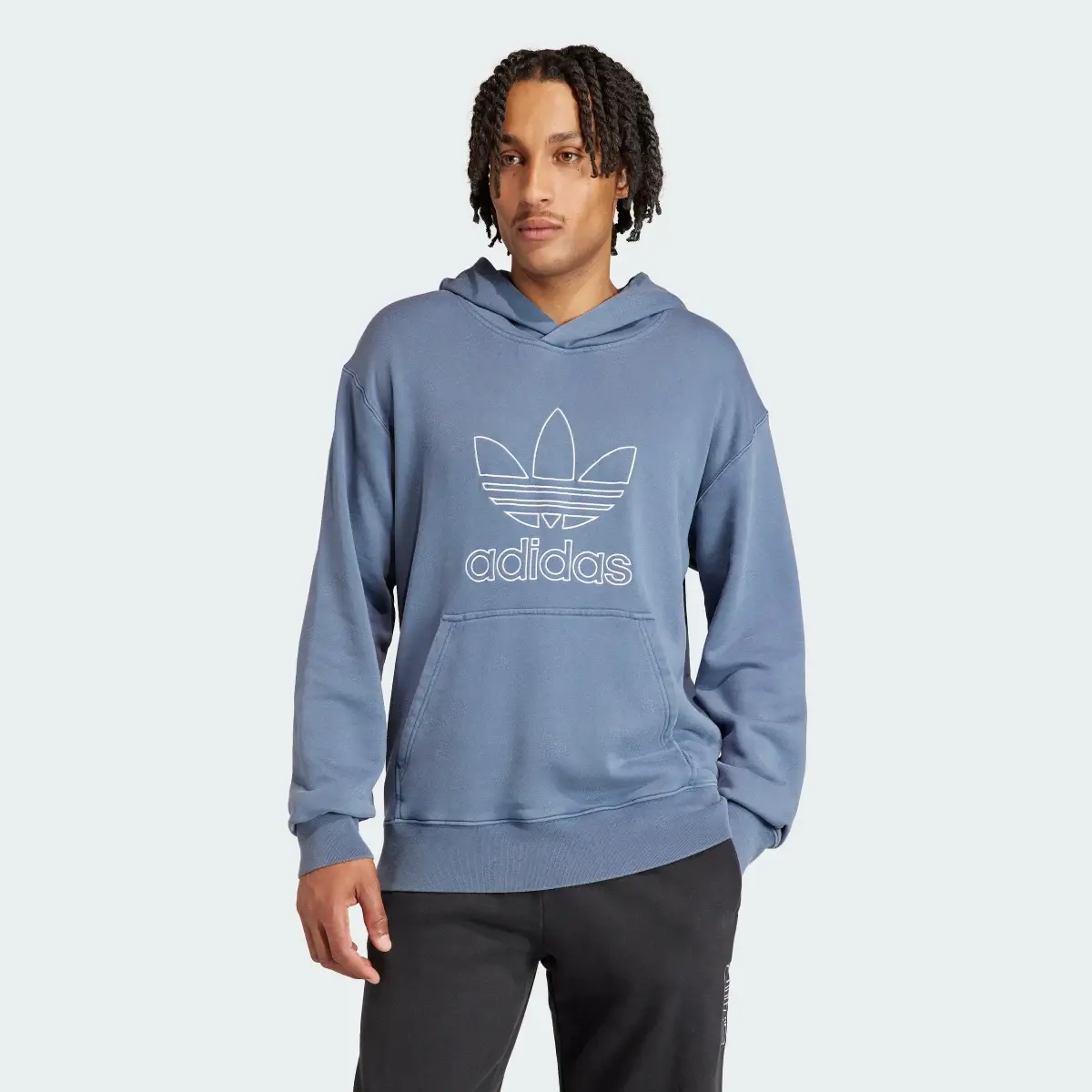 Adidas Adicolor Outline Trefoil Hoodie. 2