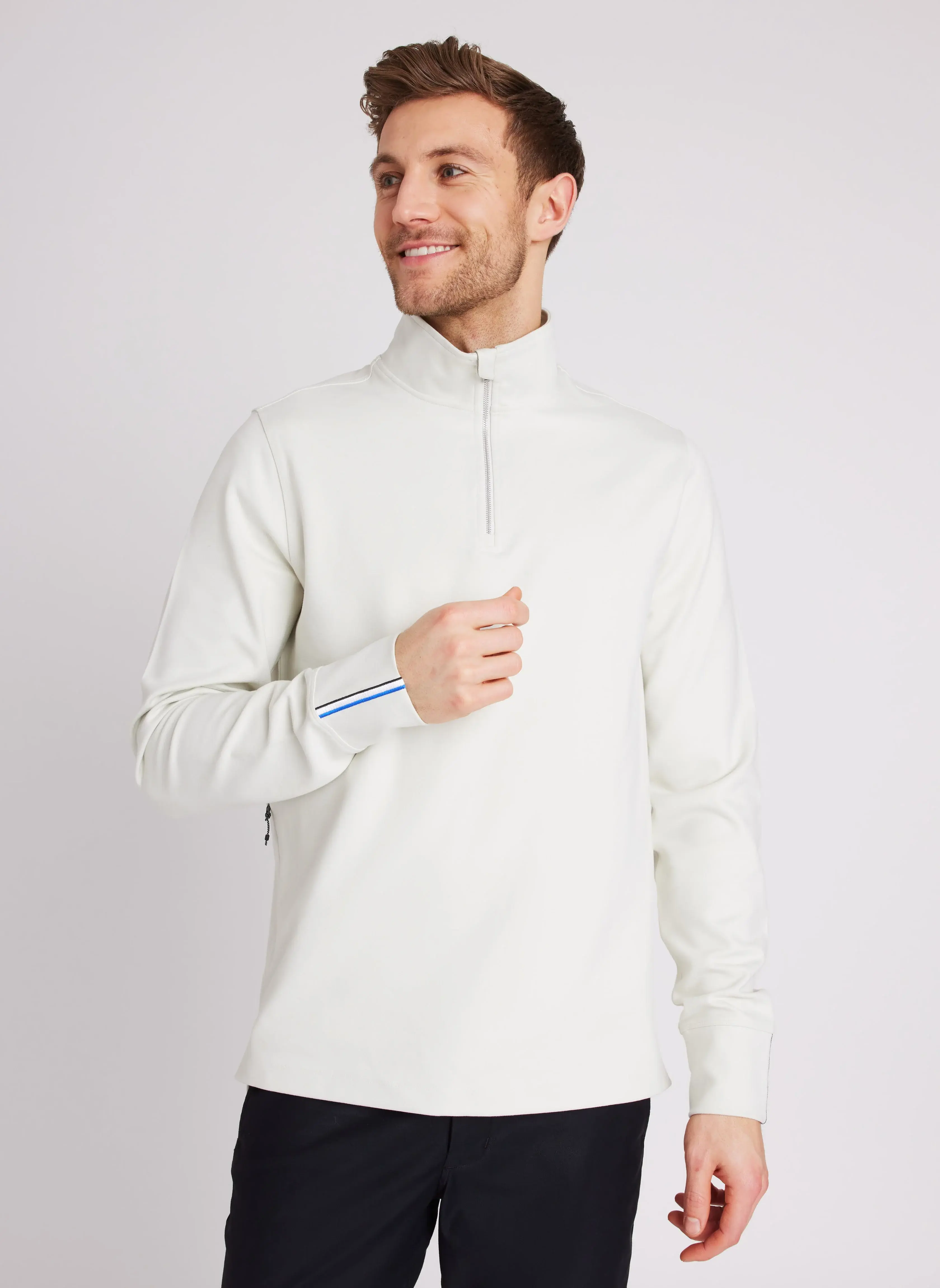 Kit And Ace Comfort Quarter Zip. 1