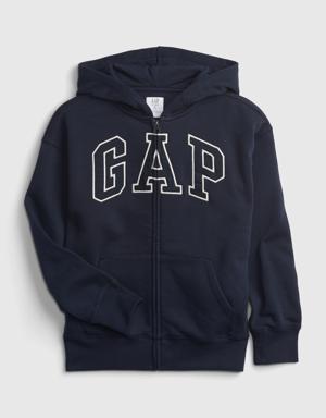 Gap Kids Gap Logo Hoodie blue